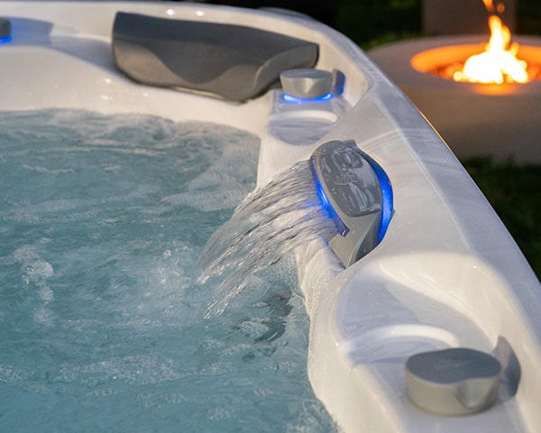 Illuminated Waterfall